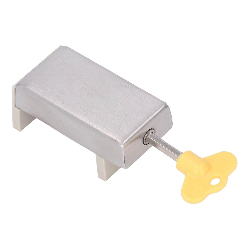 Window Locks Security Moveable Sliding Door Window Lock with 2 Keys for Child Safety Home and Office