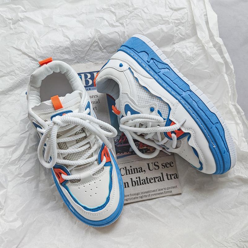 Autumn New Niche Trend Board Shoes Korean Version of Versatile Youth Platform Heightening Casual Sports Men's Shoes