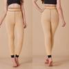 Outer Wear Fall and Winter Skin Translucent Large Size Bottoms Padded Female Black Skin Translucent Bare Leg Thickened Nine-minute Pants