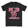Summer Unisex K3 Studio100 Girl Group Shirt Pure Cotton Printed Tee Shirts Top Clothing Unisex