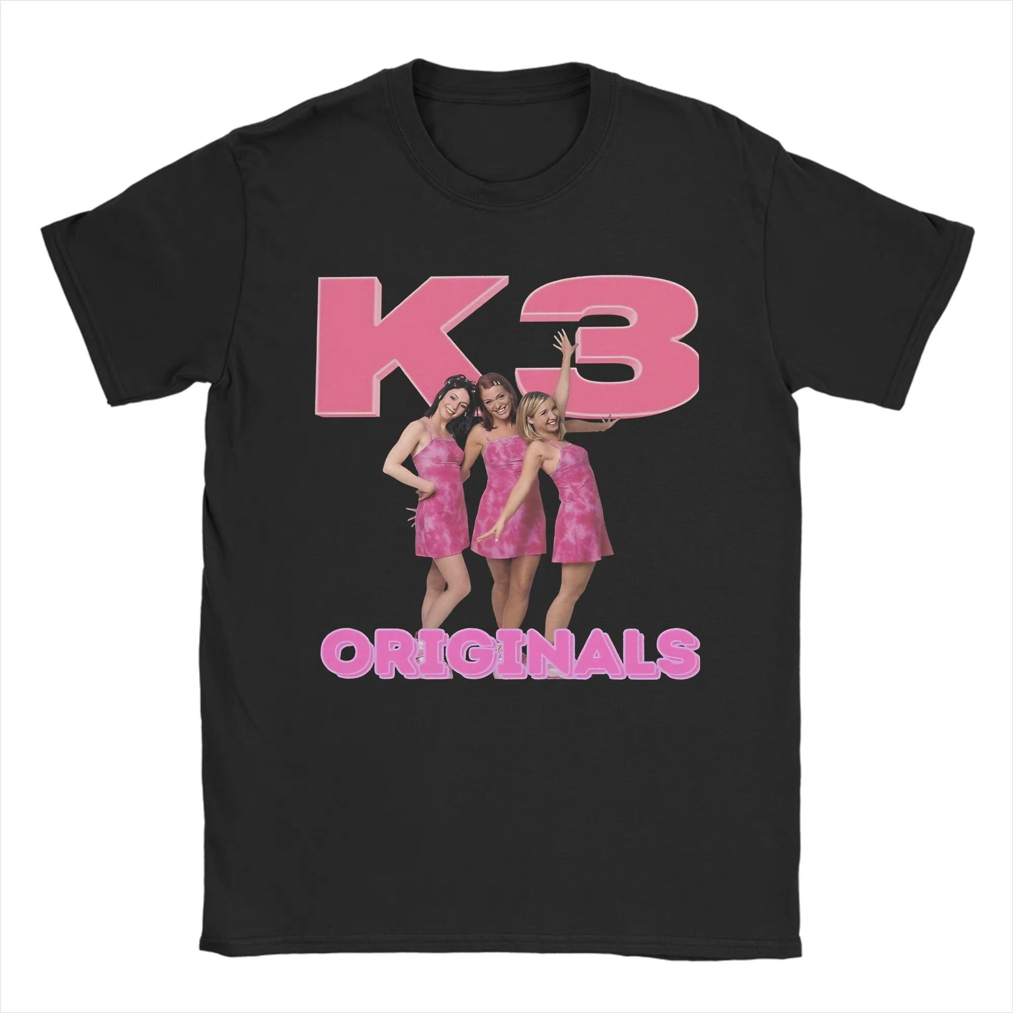 

summer Unisex K3 Studio100 Girl Group Shirt Pure Cotton Printed Tee Shirts Top Clothing unisex 4XL