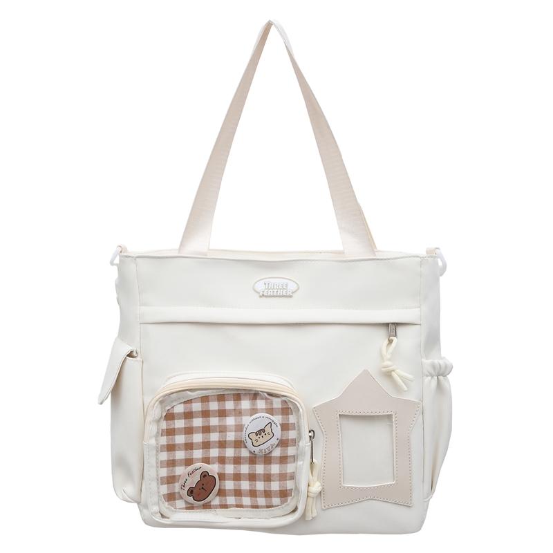 Duża pojemność Damska torba na ramię Studencka torba na zakupy do klasy Torba crossbody