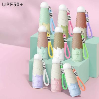 Ochrona UV Składany Parasol Kieszonkowy Parasol Przeciwsłoneczny Przenośny Parasol Słoneczny Outdoor