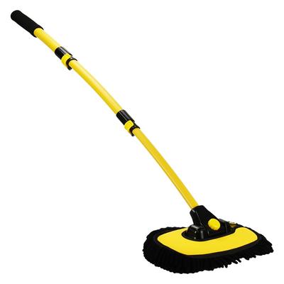 Curved Water Adjustable For Both Dry and Wet Floor Air Conditioner Car Wash Mop, Microfiber, Absorbent, Length, Use, Cleaning, Cleaning, (Main Set)
