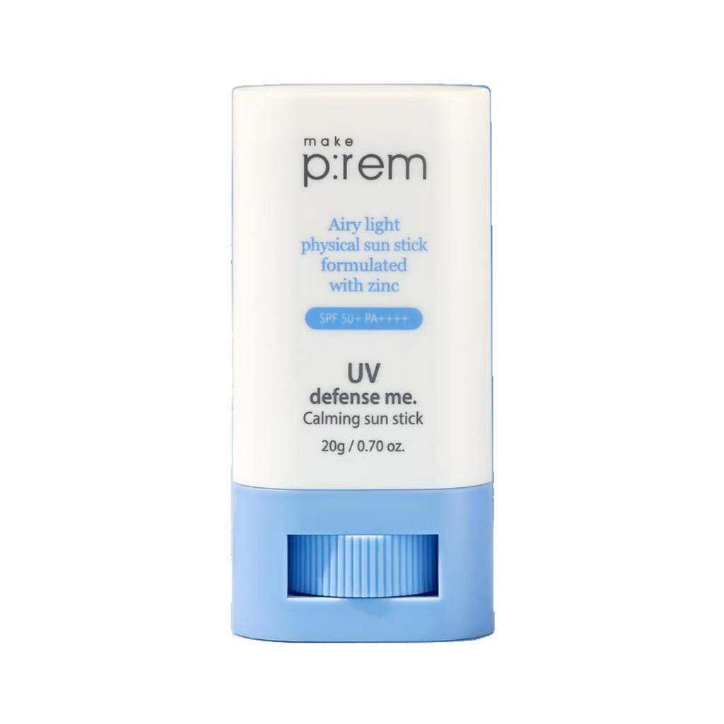 Make P:rem UV Defense Me Calming Sun Stick SPF50+ PA++++ 20g Matte UV Protection Soothing Sunscreen Stick