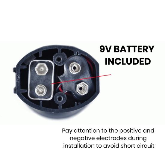 Ultra-hlasitý elektronický zvonek na kolo Vodotěsný Kompaktní velikost Univerzální Snadná instalace Příslušenství k houkačky zvonku na kolo