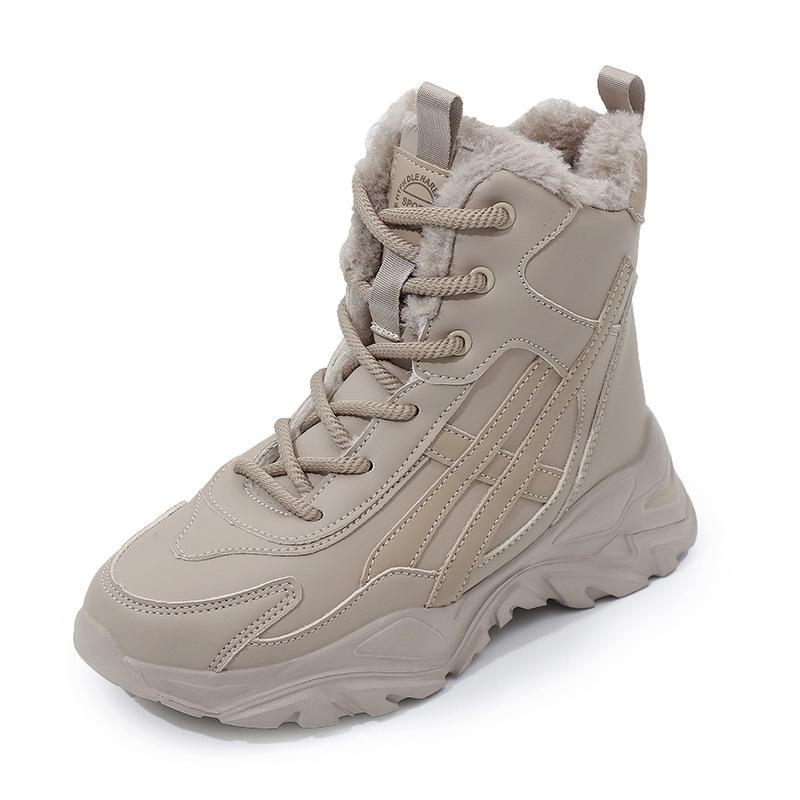 Snow boots, short boots, winter plush thick cotton boots, large cotton shoes