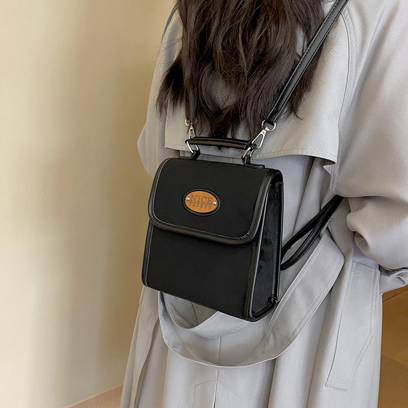 

Винтажный рюкзак в стиле колледжа для женщин 2024 года, новый корейский рюкзак из оленьей кожи, бархатная универсальная сумка-мессенджер