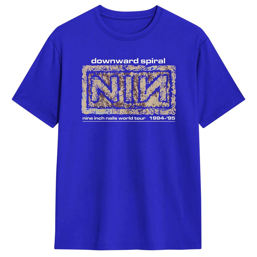 NINE INCH NAILS SELF DESTRUCT TOUR Unisexs T Shirts Vintage Tee Shirt Short Sleeve O Neck TShirt Cotton Gift Idea Clothes