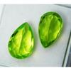 NATURAL Peridot Green 8 To 10 Ct   Stone Gemstone PEAR CUT Faceted
