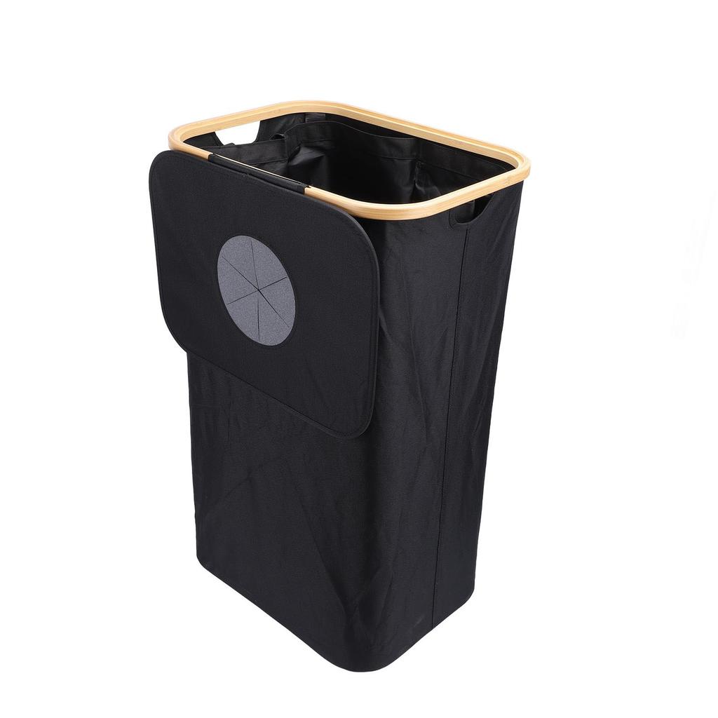 Recycling Basket Bag Foldable Oxford Cloth Large Capacity Bottle Can Recycle Bin for Home Beige