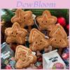 Bambola di peluche natalizia Casa di pan di zenzero Biscotto a forma di stella Biscotto di Natale Albero di biscotti Regalo per bambini