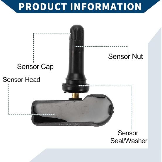 No.9L3Z1A189A/DE8T1A180AA Tire Pressure Sensor for Ford Escape 2009-2019 Tire Pressure Monitoring Sensor 1 Pc