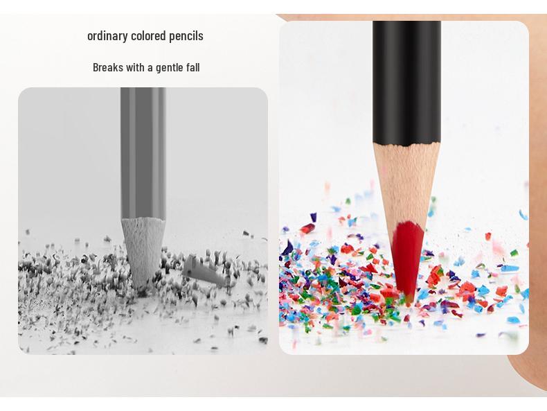 72-Color Water-Soluble Colored Pencils - Durable Lead for Art Students