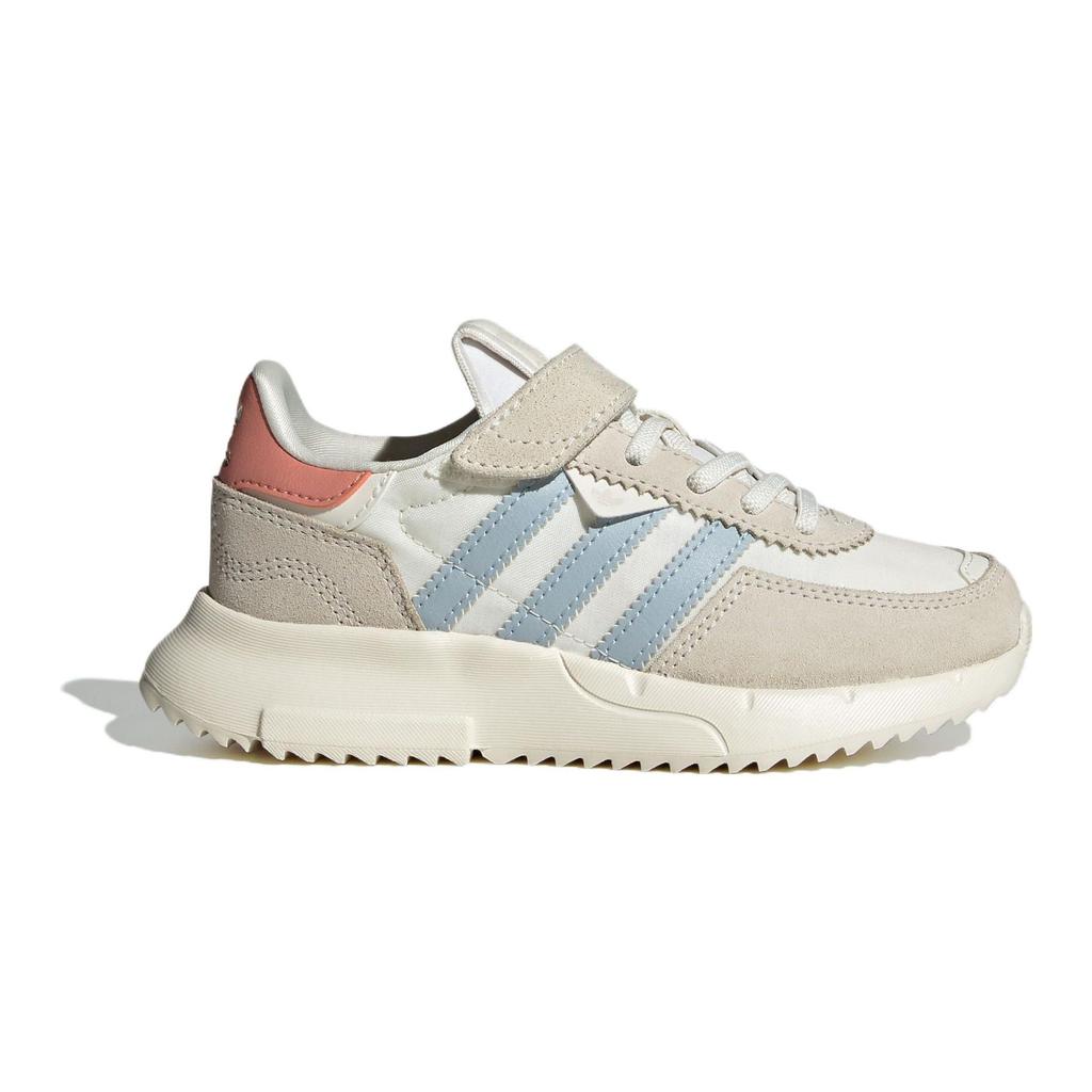 Adidas Originals Retropy F2 Fabric Comfortable Sports Durable Low-Top Running Shoes Kids Sneakers White IG0753
