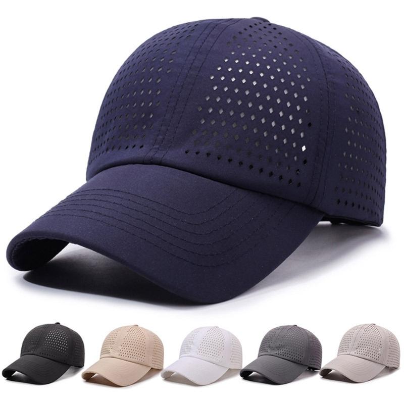 Sporty Polyester Sun Hat Adjustable Unisex Hat Sweat Wicking Design Outdoor Hiking Accessories