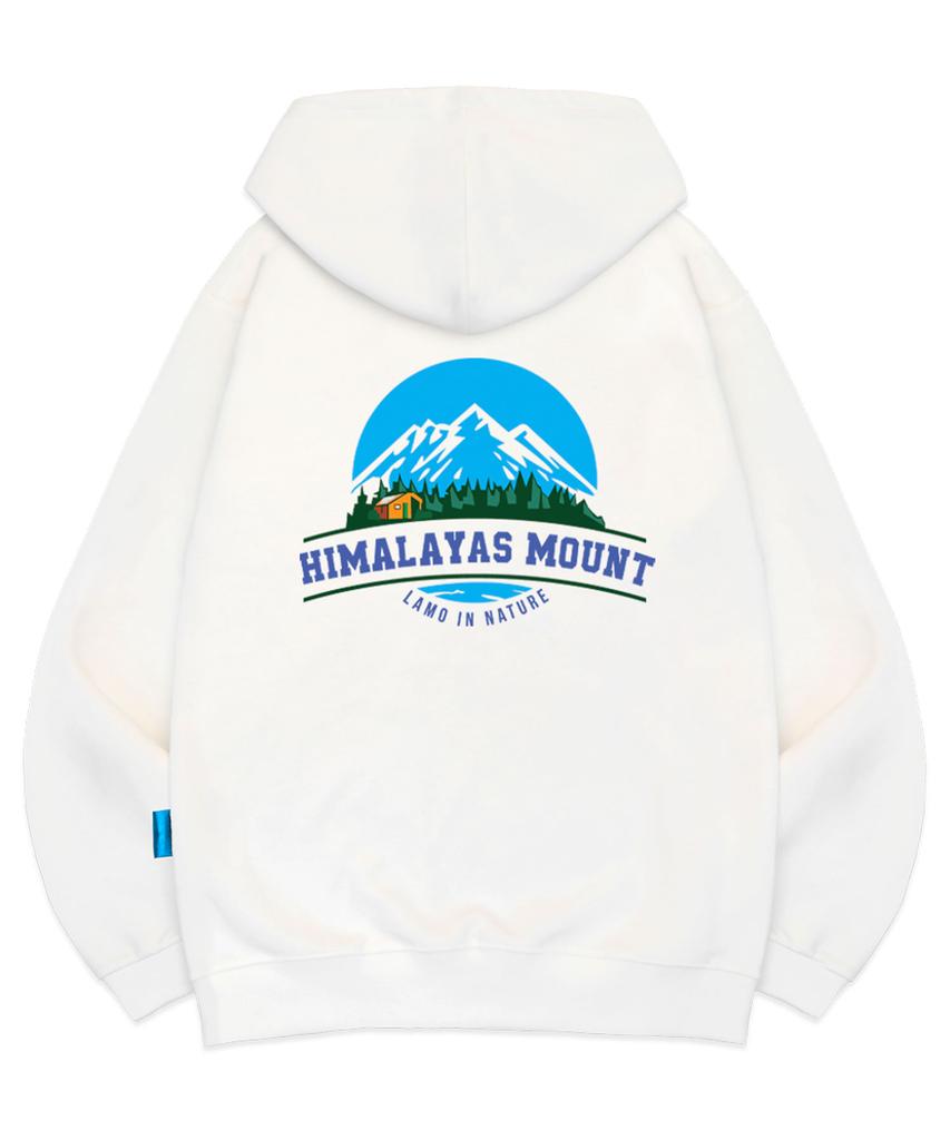 Fleece-Lined H-Neck Himalaya Hoodie Unisex Big Size M~4Xl (Type A)