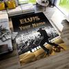 Elvis Presley Personalized Name Floor Rug Office Rug Perfect for Study Room Game Room Hallway Decorate Room Antislip Carpet Anime Office Decor