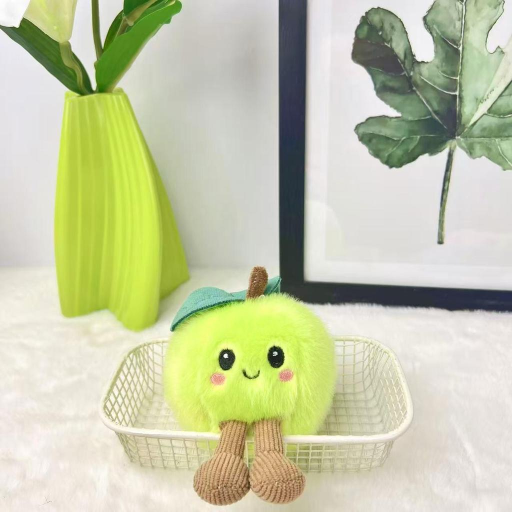 Creative Christmas Apple Ornament Plush Toy Doll