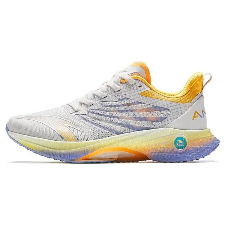 (WMNS) ANTA Mach 3.0 Grey Orange Women s 122325583S-1 EU 35.5