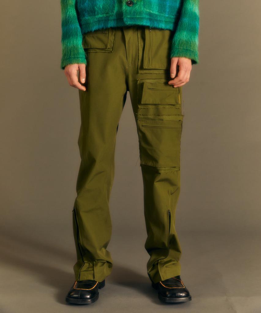 ADSB ANDERSSON BELL Raw Edge Multi-Pocket Pants Apa681M(Khaki)