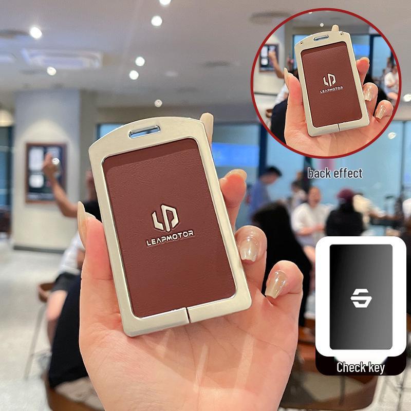 2026 Leapmotor B01 Schlüsselabdeckung für C16/C11/C10/B10 - NFC Schlüsselschutzschale für Männer und Frauen