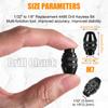 Mehrfachspannfutter 15-teiliges Set Messing Spannmutter-Kit Set Ersatz Schnellwechsel-Spannfutter ohne Schlüssel Rotierendes Werkzeug Zubehör