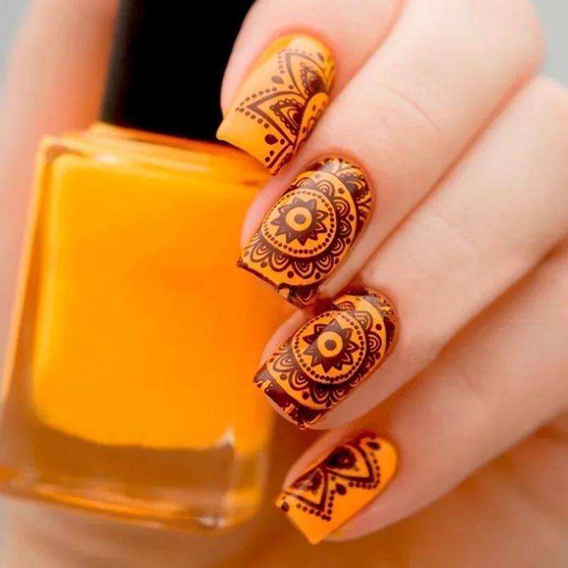 Nail Art Seal Plate Paisley Seal Image Plate Damask Nail Art Seal Plate 1Pc Nail Art Stamping Plates