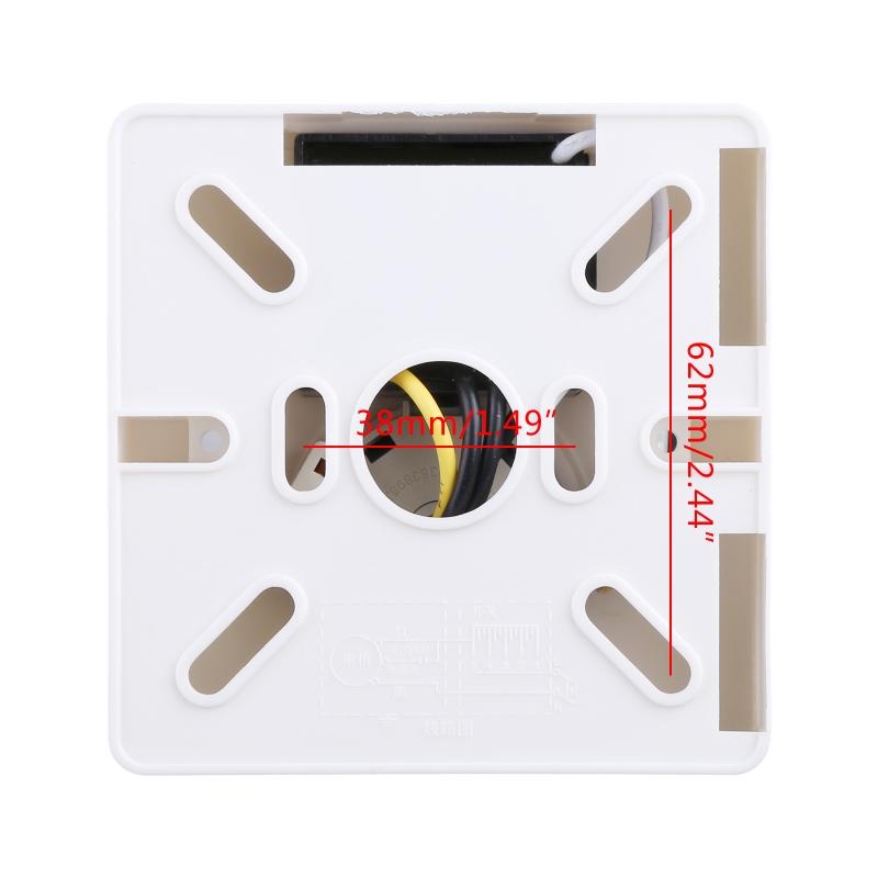 Surface Mounted Ceiling Fan Speed Controller Fan Speed Control Switch Five-speed Electric Fan Switch Square