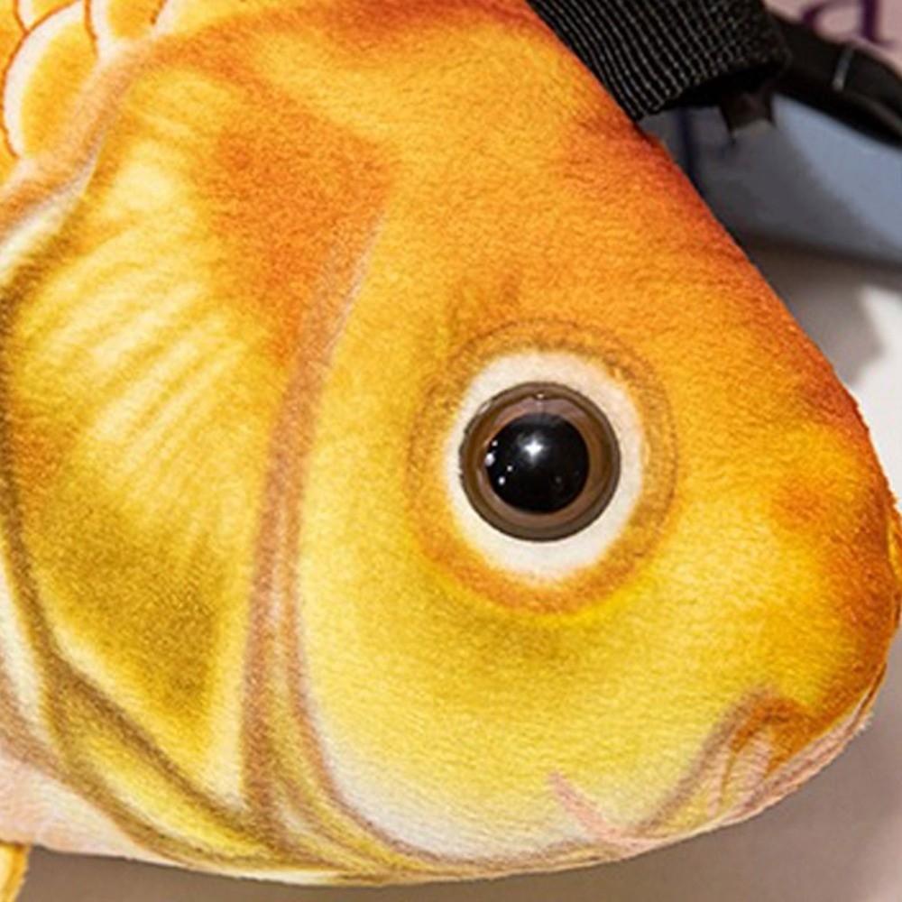 Cartoon Simulation Fish Plush Toy Bag Plush Fish Plush Crossbody Bag Kids Toy