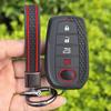 Capa Protetora para Chave de Carro para Toyota Land Cruiser 200 Prado Crown Yaris Cross Hilux Innova Fortuner Camry Alphard PREVIA Vellfire