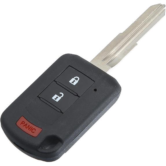 

ACROPIX 315 MHz 3 Buttons Keyless Entry Remote Key Fob Fit for Mitsubishi Outlander 2016-2019 OUCJ166N - Pack of 1 Black