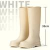2024 Women's Classic High-Top Waterproof Rain Boots - Non-Slip, Thick Sole, Warm-Keeping