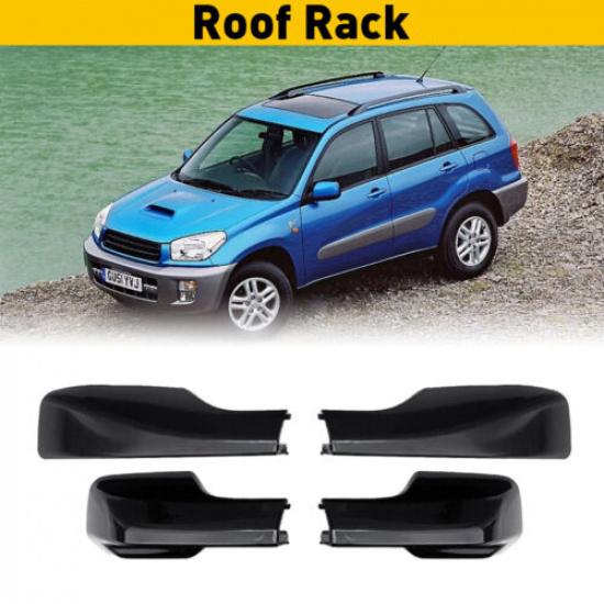 4X Заглушка торца рейлинга крыши Для TOYOTA RAV4 T2001-2006 Автоаксессуары