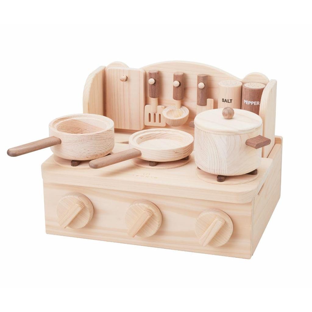 IKONIH Mini Kitchen wood (Hinoki toy)