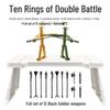 Sixth Grade Student Textbook Puppet Toy - Bamboo Joint Man Battle Double PK for Parent-Child Interaction
