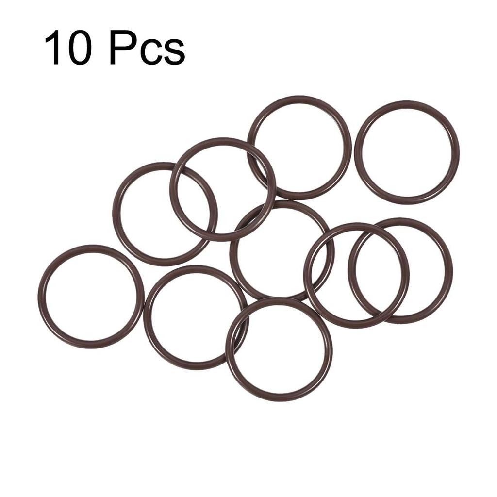 uxcell Rubber O-ring FKM Seal Gasket Outer Diameter 30mm Inner
