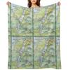 Swallows and Amazons Map of Coniston Water - Throw Blanket Moving Loose Kid'S Weighted Blankets