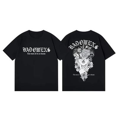 Rock Band Bad Omens Tour 2026 Graphic T Shirts Rock Fashion Vintage Short Sleeve T-shirt Men Women High Quality Cotton T-shirts