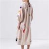 2024 New Autumn/Winter Loose Printed Casual Lantern Sleeve Dress for Women
