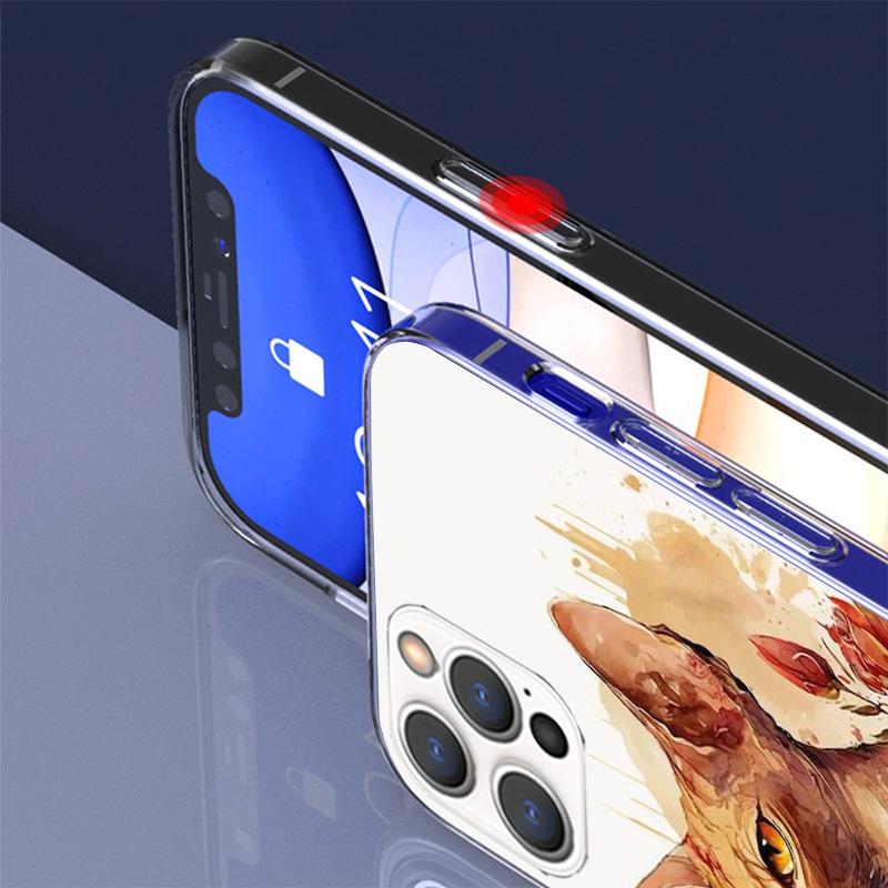 Lavaza Sphynx Sphinx Cat Cover Phone Case For iPhone 16 17 Air 15 14 Pro Max 16E Phone Case 13 Mini 12 11 7 SE 8 Print Pattern F