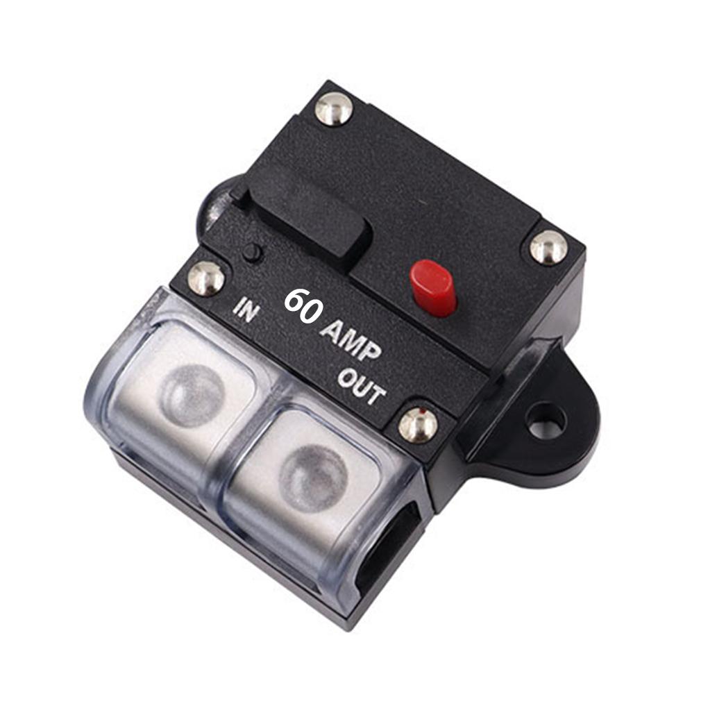 

Автомобильный автоматический выключатель с высокой проводимостью, предохранитель для динамика, черная кнопка 150A