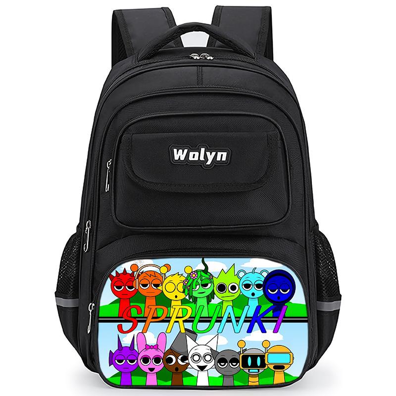 Rhythm Box Sprunki Gioco Zaino Anime Zaino Studente Zaino Scolastico Borsa Multifunzionale