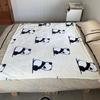 LISM Cartoon Panda Throw Blanket