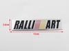 1 pz 3D Mitsubishi Logo Auto Adesivo in Alluminio Parafango Laterale Paraurti Posteriore Portellone Posteriore Adesivo Baule Adesivo Emblema Accessori Styling