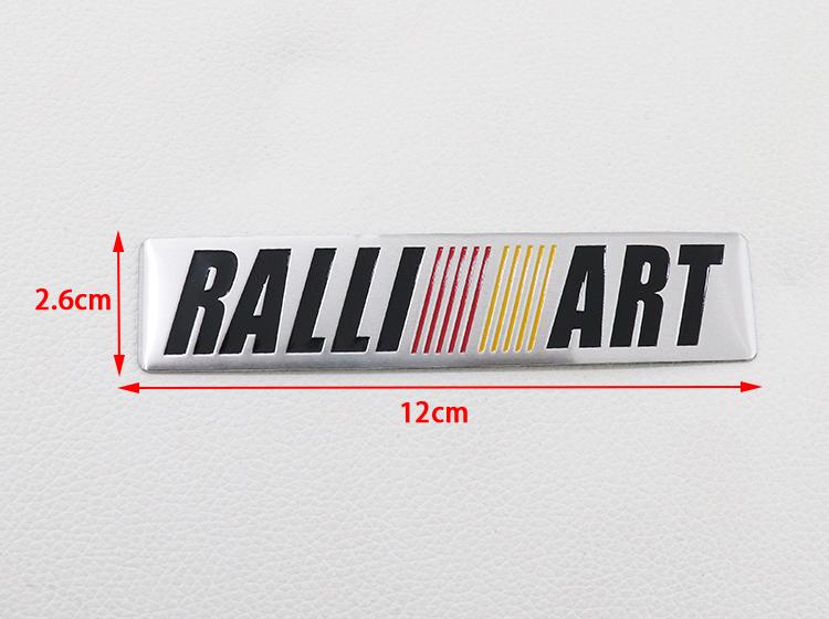 1 pz 3D Mitsubishi Logo Auto Adesivo in Alluminio Parafango Laterale Paraurti Posteriore Portellone Posteriore Adesivo Baule Adesivo Emblema Accessori Styling
