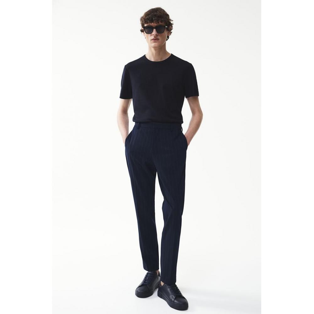 H M sliM FiT T sHirT Navy Blue