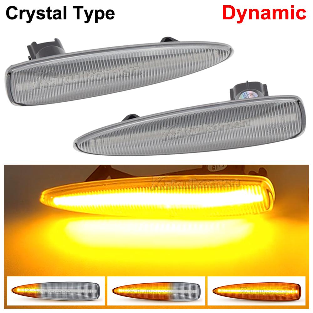 

1 Pair LED Dynamic Side Marker Blinker Light For Lexus IS F LS460 LS460L LS600h LS600hL LX570 LX450D Scroll Turn Signal Lamp 2Pcs Dynamic Crystal