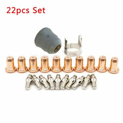 22pcs For IPT-60 PT-60 IPT-40 PT40 Plasma Cutting Consumables Electrode Tip Cup