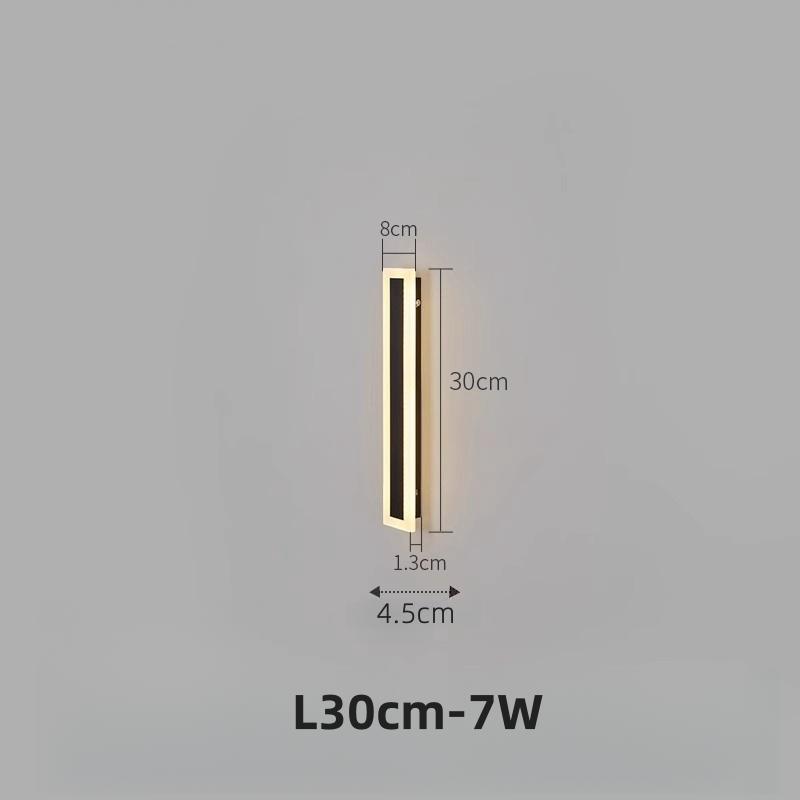 

Уличный водонепроницаемый светодиодный длинный настенный светильник IP65 крыльцо вход Sonce двор передняя дверь сад наружная стена светильник AC110/220V Cold White No RC